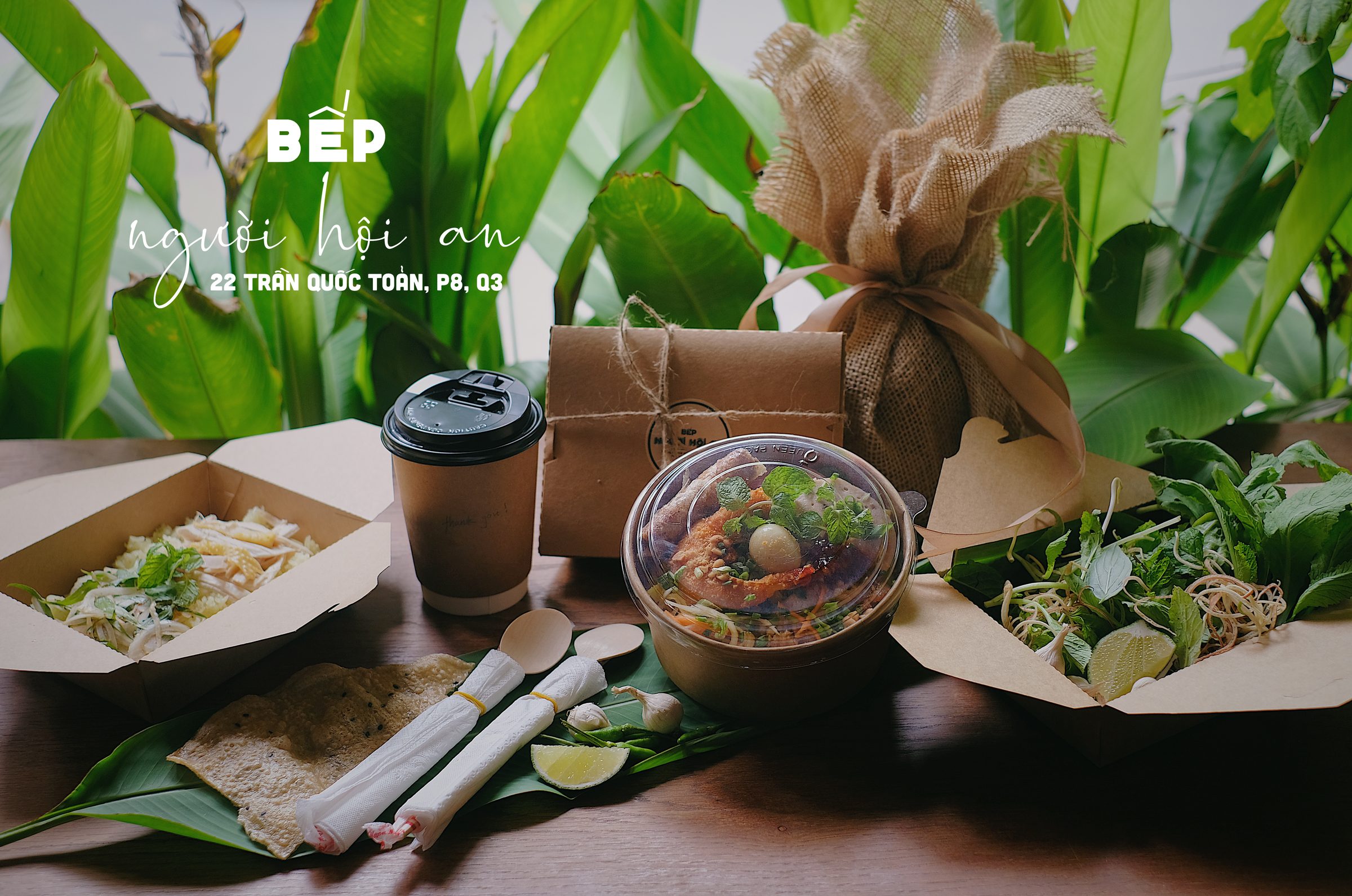 Rau sống tươi kèm phần mang về
